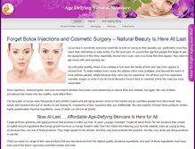 Tablet Screenshot of naturalbeautyandskincare.com